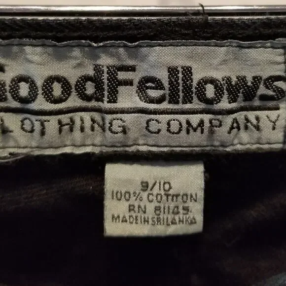 Good Fellows Clothing Co. Vintage Black High Rise Mom Hi Waist Jeans Studs 9/10 - Picture 4 of 12